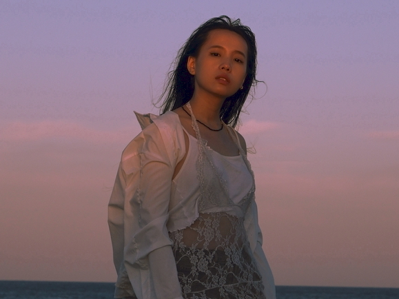 海边，微风，晚霞